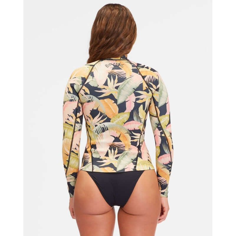 Billabong Damen 1mm Neo Jacket Peeky - jungle night