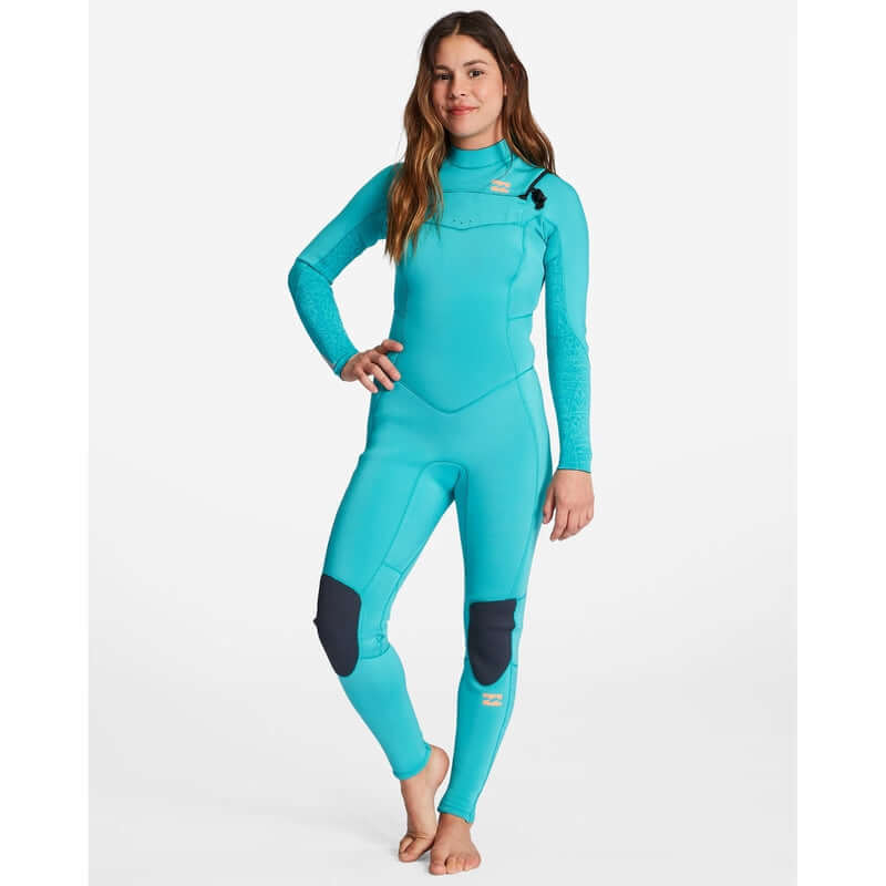 Billabong Damen 3/2 Synergy Chest Zip Neoprenanzug - turq nomad