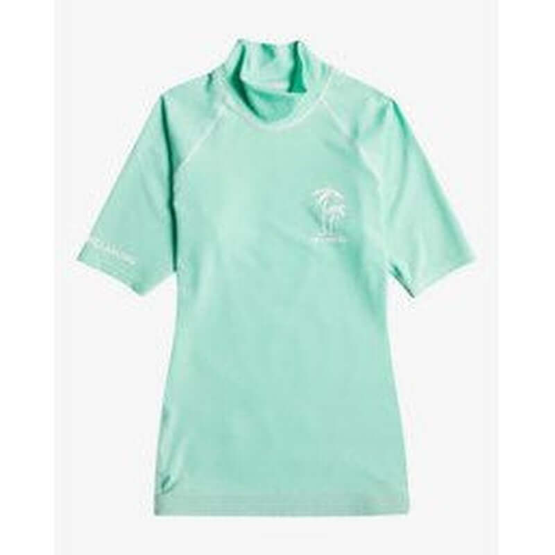 Billabong Damen Lycra Logo Is, kurzarm - spearmint