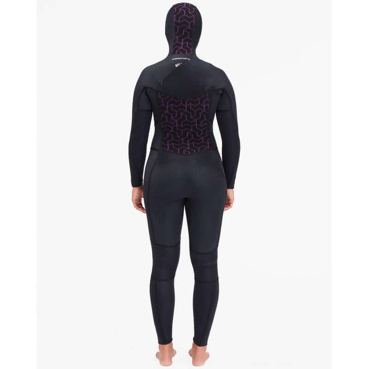 Billabong Damen Neoprenanzug Synergy 5/4mm Chestzip - Wild Black