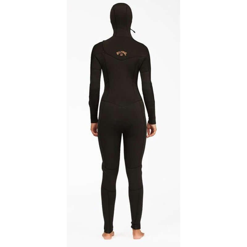Billabong Damen Neoprenanzug Synergy 5/4mm Chestzip mit Hood - Black Tie Dye