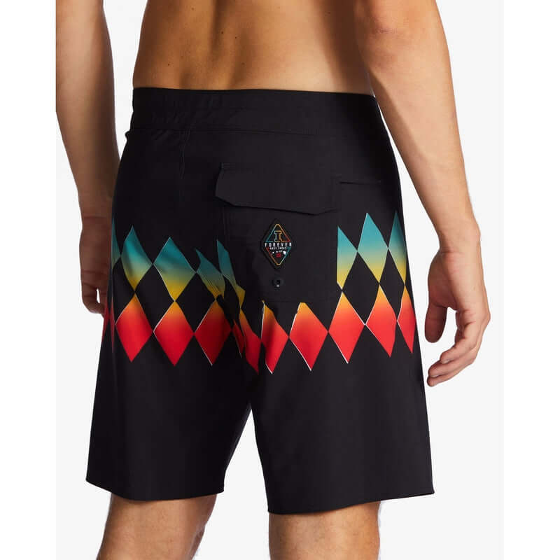 Billabong Herren Boardshort Andy Irons Tribong Ciclo Pro Performance - rasta