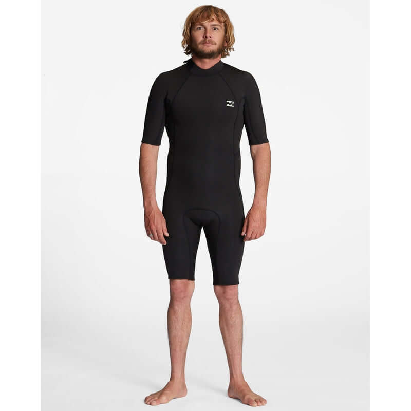 Billabong Herren Shorty Absolute 2/2mm, Backzip - black