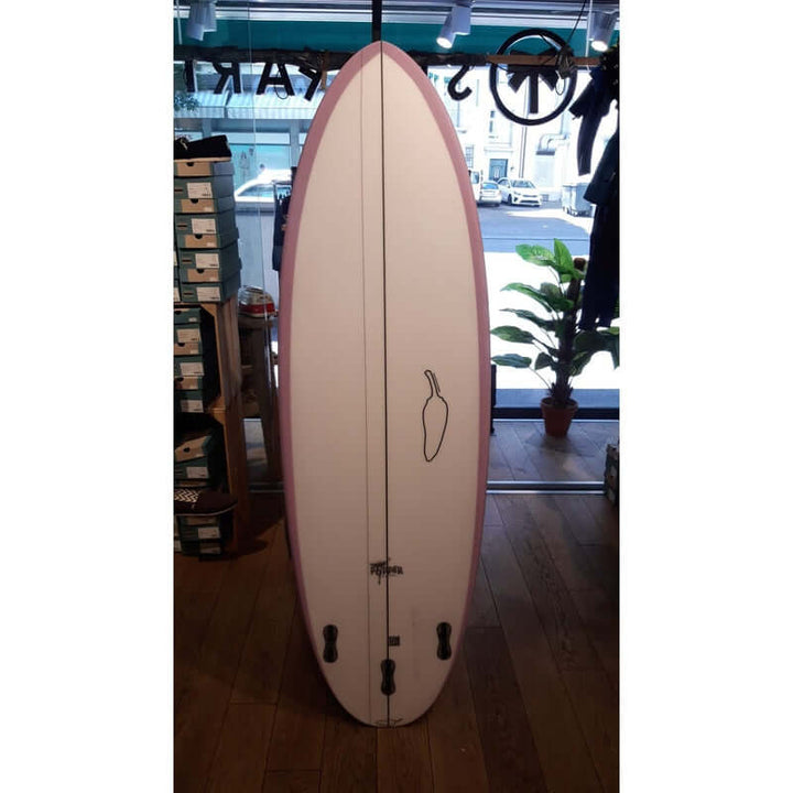 Chilli Popper Twinfin 5'10" Surfboard (36 Liter) - flieder