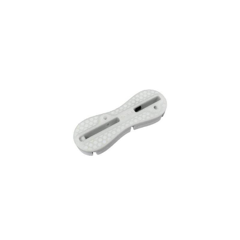 FCS II Fin Plug Pre Glass 0 Degree Center Plug - white