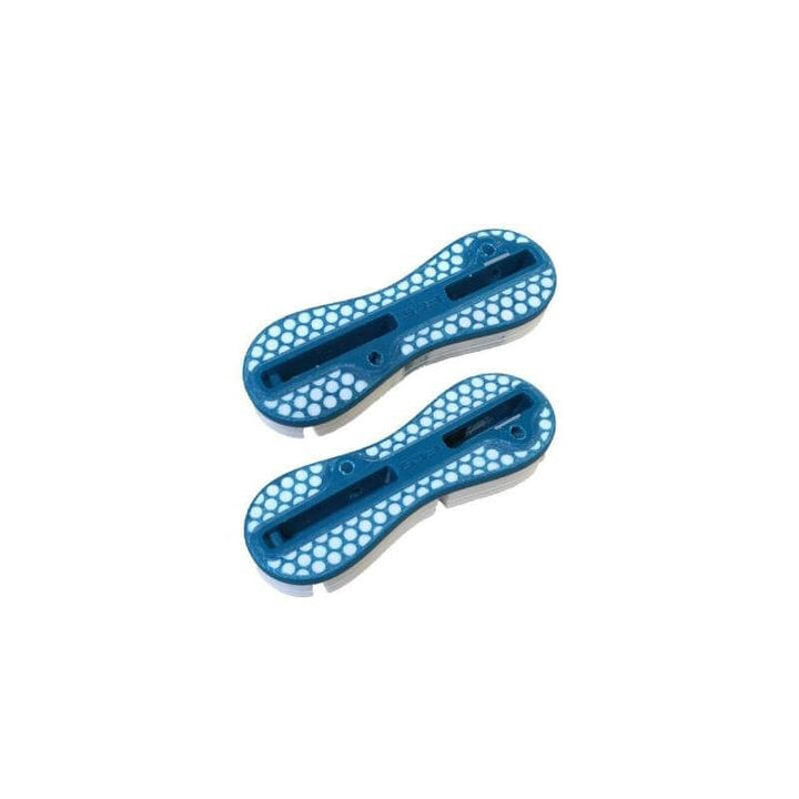 FCS II Fin Plug Pre Glass 3 Degree Rail Plugs - reef blue