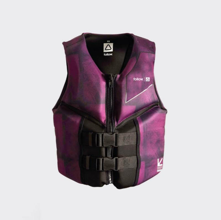 Follow Damen Schwimmweste Order ISO SUP Jacket 50N - Plum