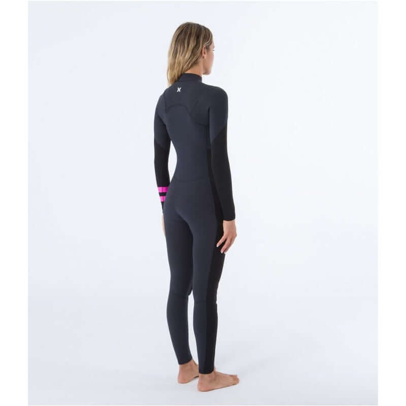 Hurley Damen Neoprenanzug Plus 4/3mm Chestzip - Black