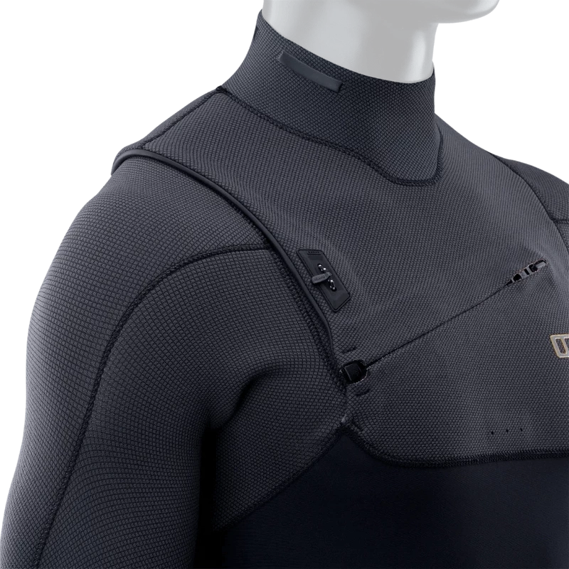 ION Herren Neoprenanzug Seek Amp 4/3mm Frontzip - black