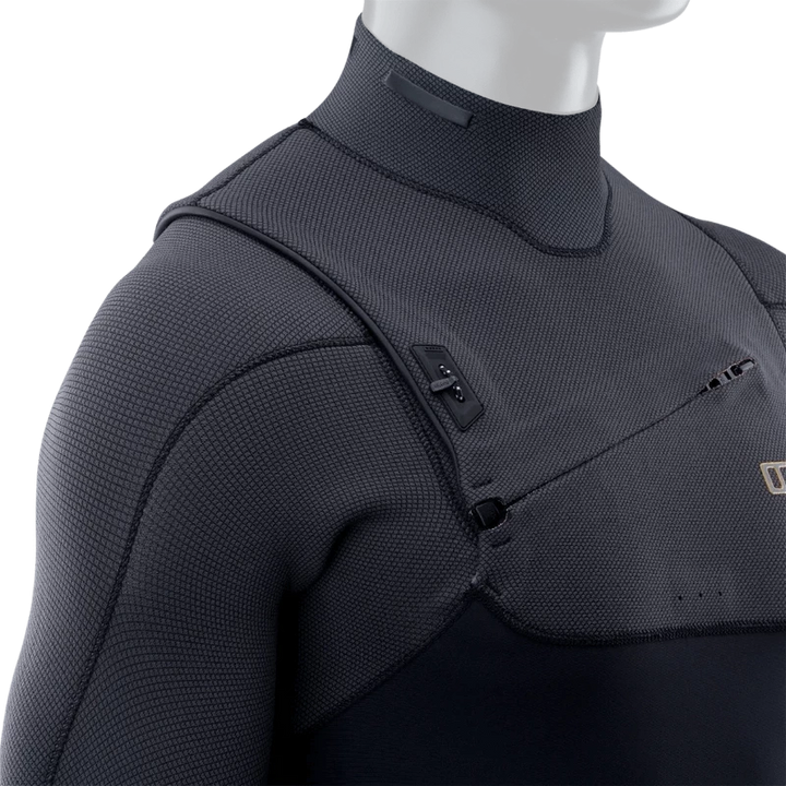 ION Herren Neoprenanzug Seek Amp 4/3mm Frontzip - black