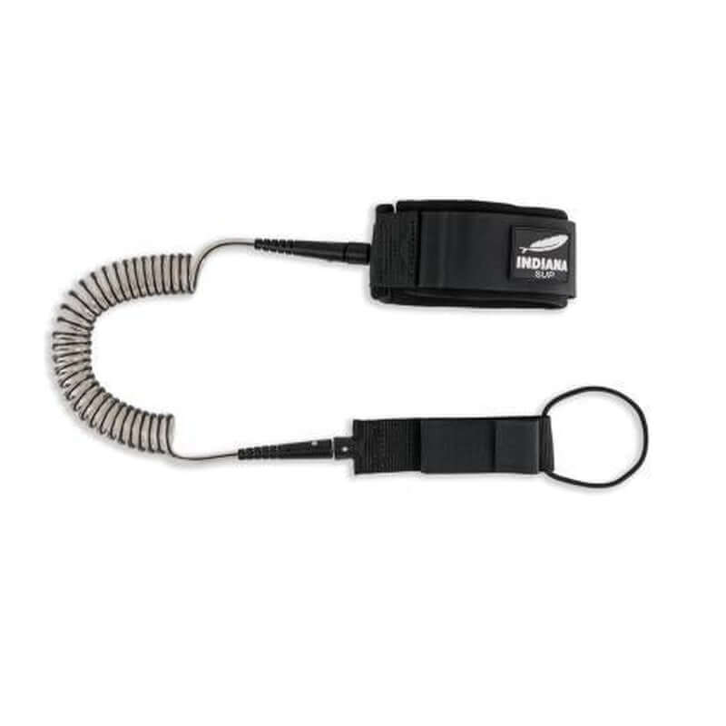 Indiana Coil Leash SUP 9'0" - schwarz