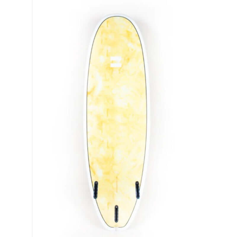 Indio Endurance Surfboard 5'10" Plus+ 42.9L - Swirl Effect Yellow