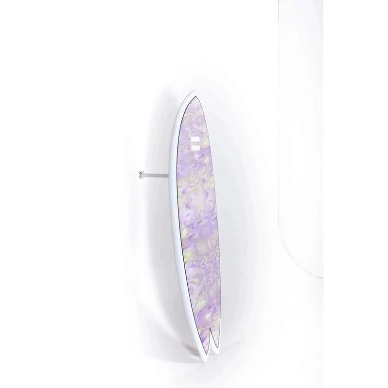Indio Endurance Surfboard 5'7" Combo Swirl 31.7L - swirl effect purple