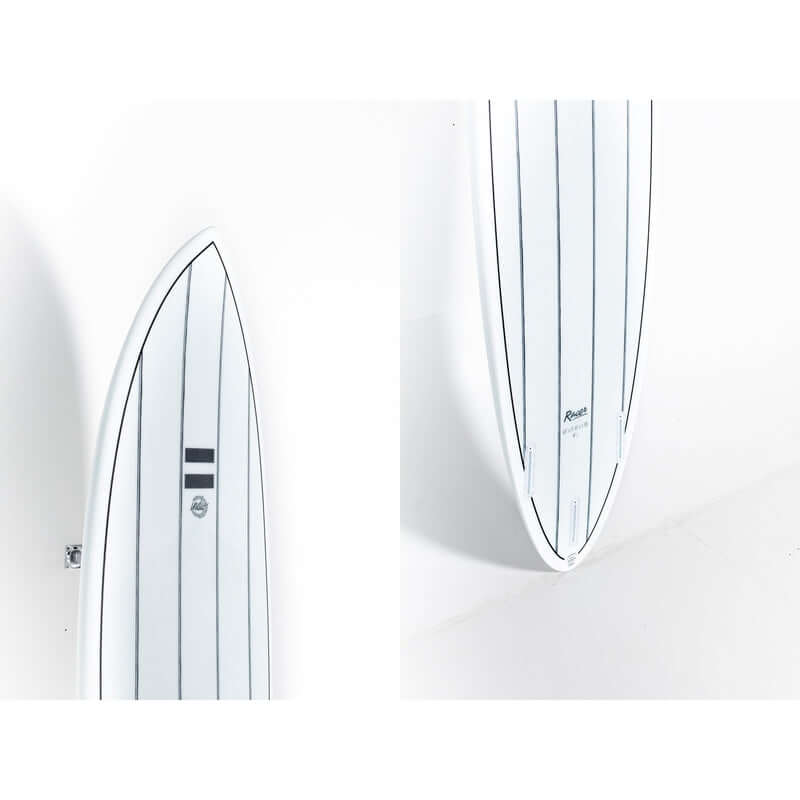 Indio Endurance Surfboard 6'4" Racer 42L - Stripes