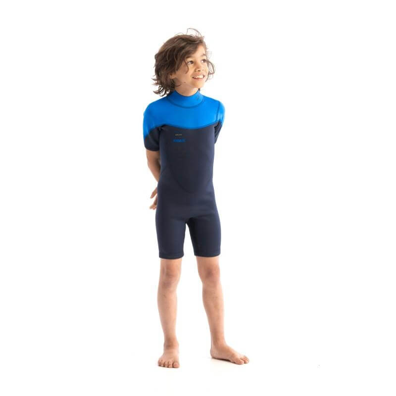 Jobe Boston Kindershorty 2mm, Backzip - blue