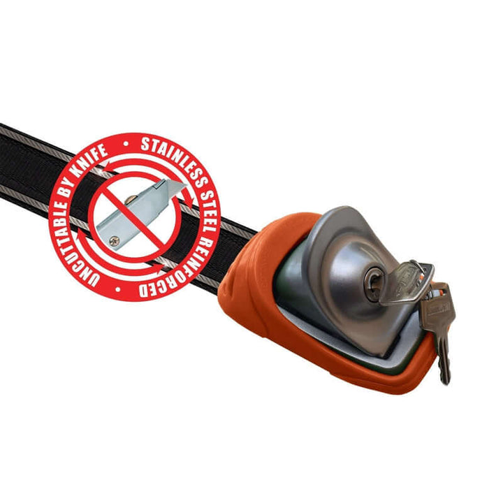 Kanulock Lockable Tiedown Set 4.0 m / 13 ft - gelb