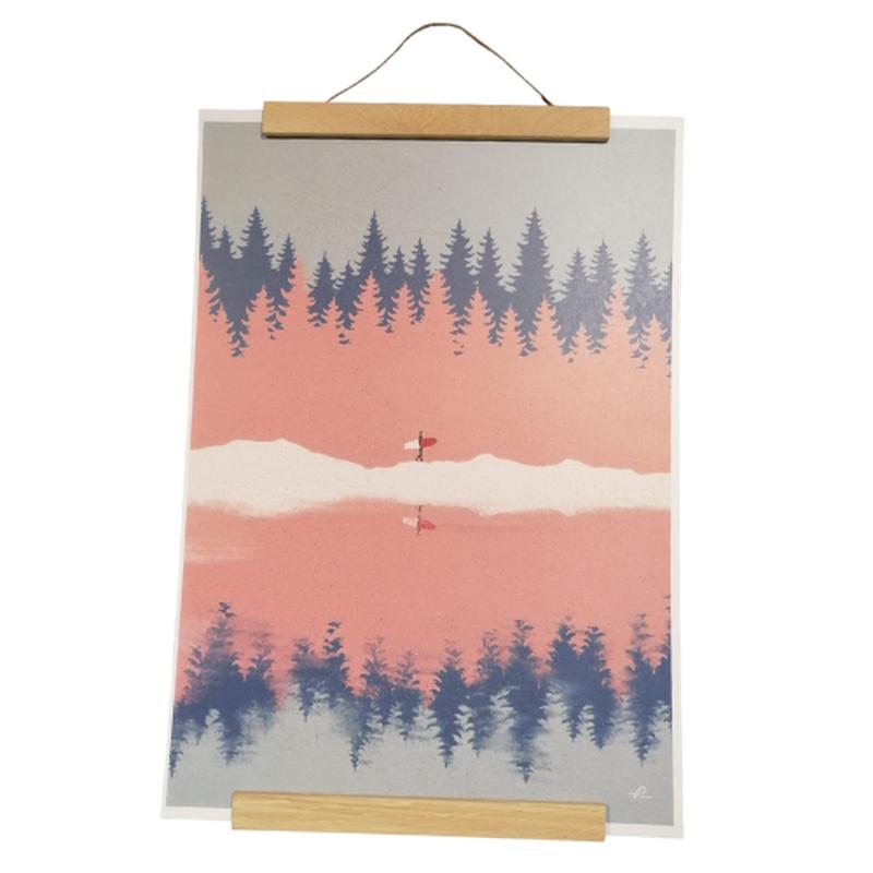Lavaterart 'No Palmtrees' Art Print