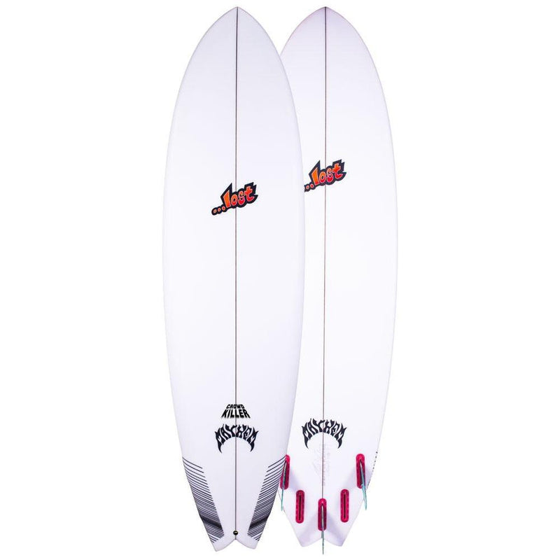 Lost Crowd Killer 6'10" Shortboard FCSII 41.5L - blue squares