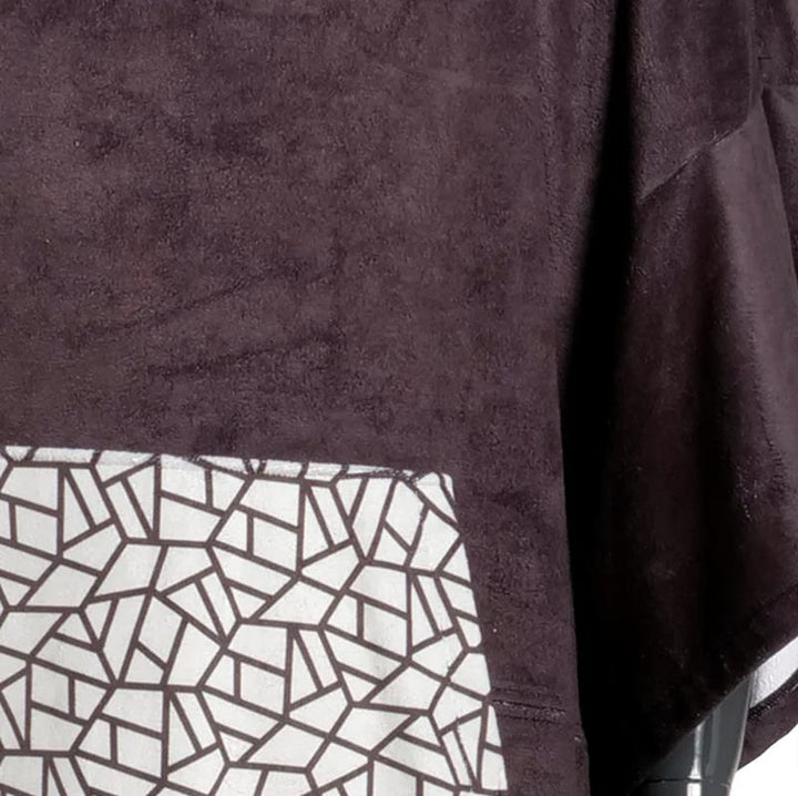 Madness Poncho Mozaic - black