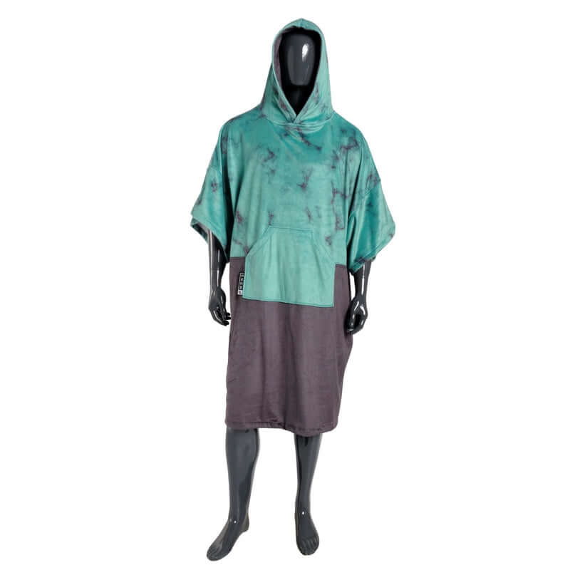 Madness Poncho - teal/marble