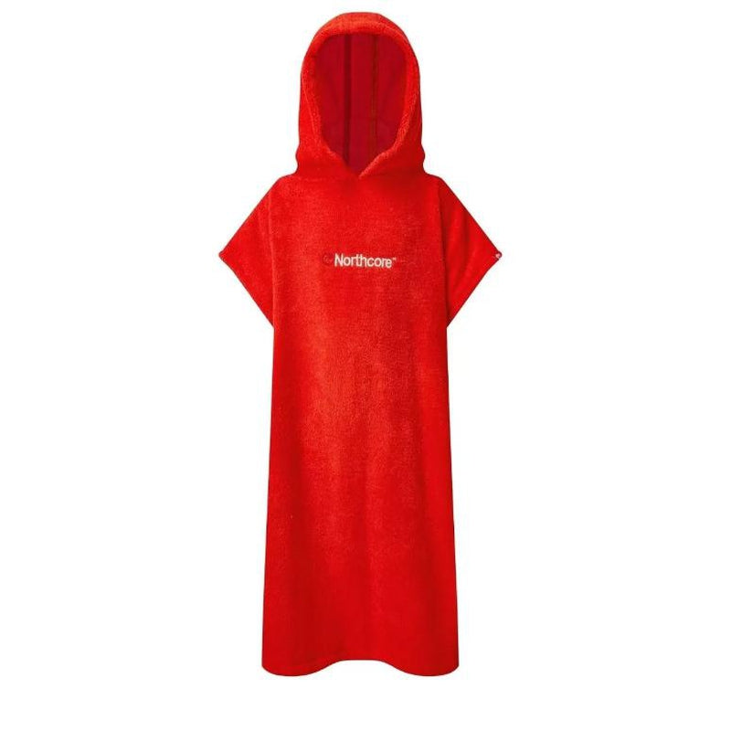 Northcore Kinderponcho Beach Basha - rot