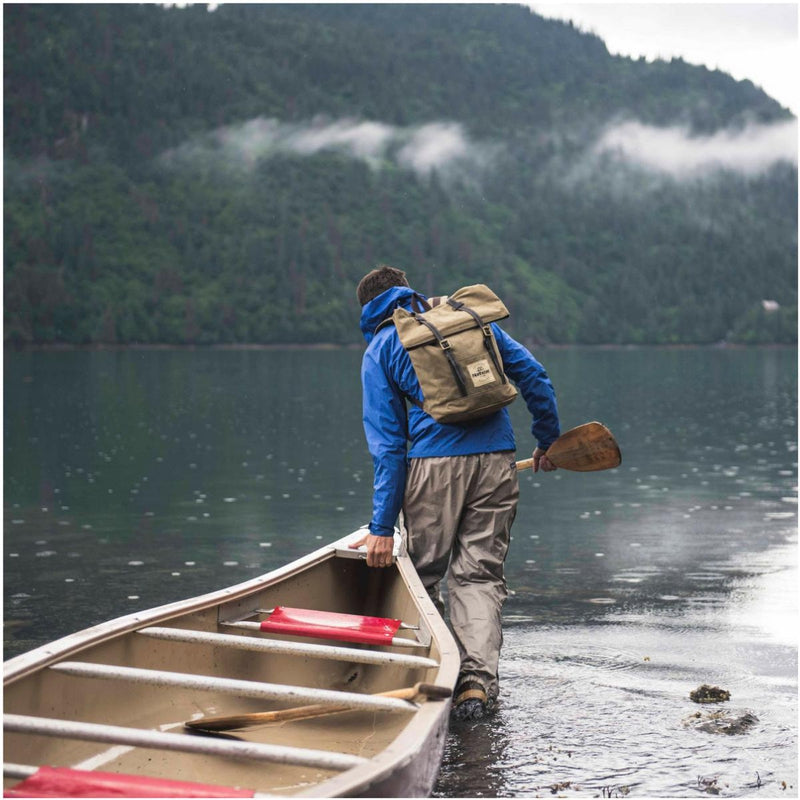 Northcore Waxed Canvas Backpack - stone