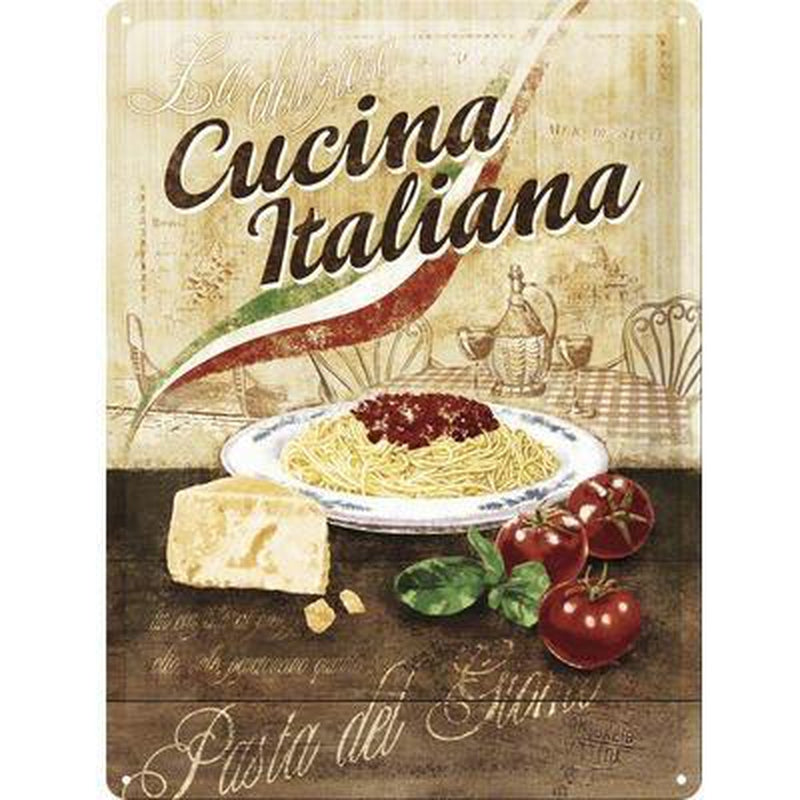 Nostalgic Art Blechschild 40x30cm - italiana