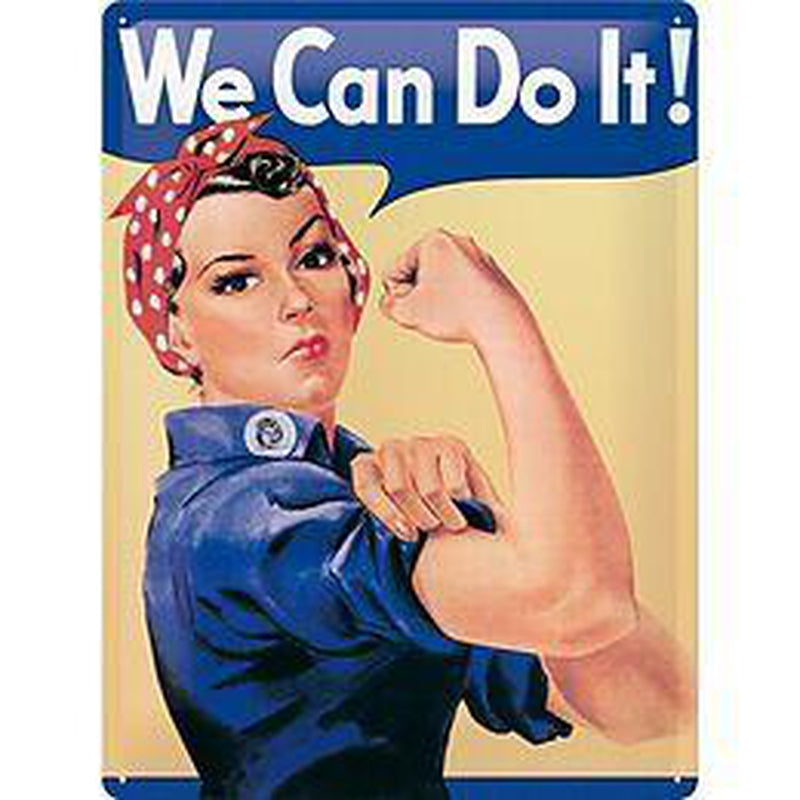 Nostalgic Art Blechschild 40x30cm - we can do it