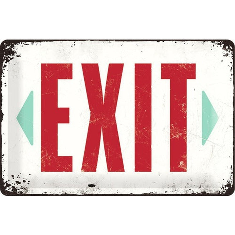 Nostalgic Art Vintage Schild Exit