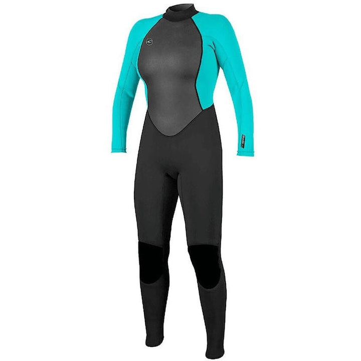 O'Neill Damen Neoprenanzug Reactor 3/2mm Backzip - Blk / ltaqua