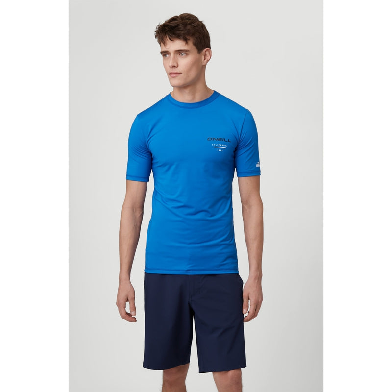 O'Neill Herren Lycra kurzarm Essential Tee Skins - victoria blue