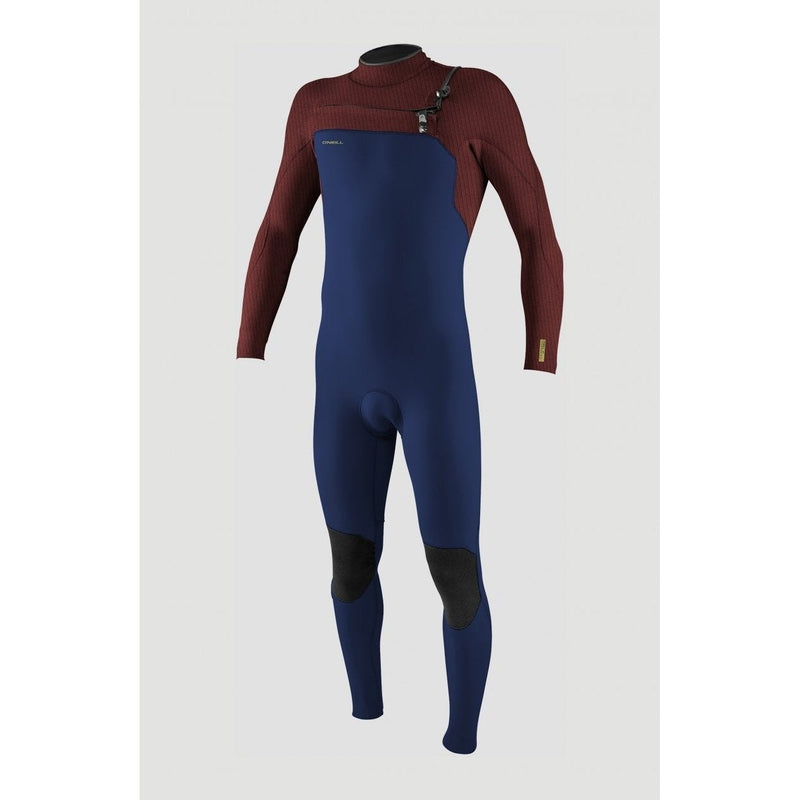 O'Neill Herren Neoprenanzug Hyperfreak 5/4+mm Chestzip - Navy / Bloodshot