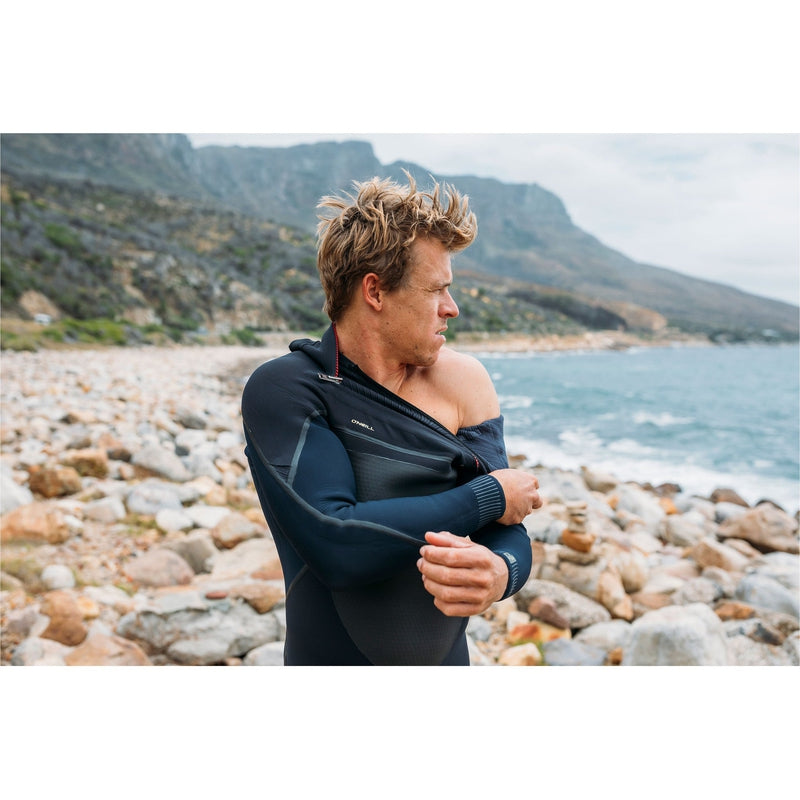 O'Neill Herren Neoprenanzug Psycho Tech 4/3+mm Chestzip - Navy / Gunmetal