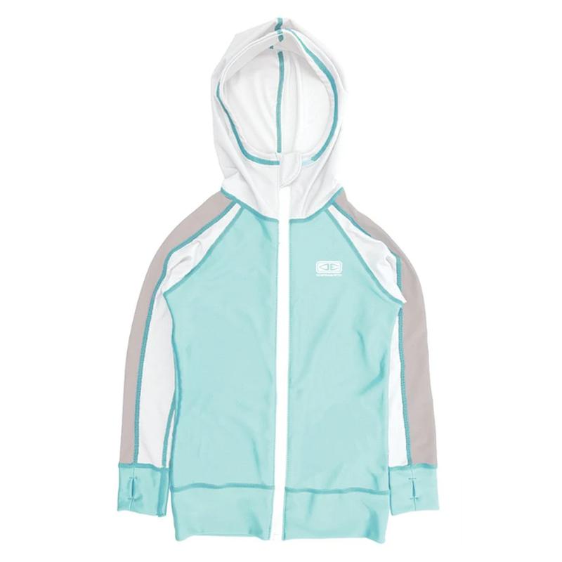 Ocean & Earth Kinder Sonnenschutz Frontzip Hoodie - mint