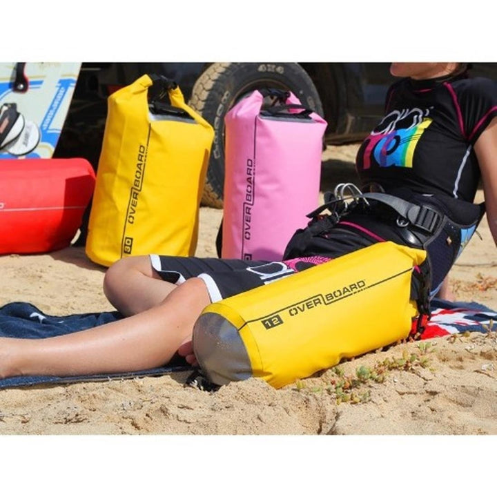 OverBoard wasserdichter Packsack 12 Liter - gelb