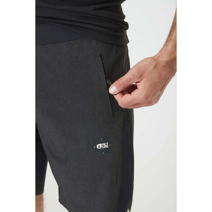 Picture Herren Hybridshort Aktiva - black