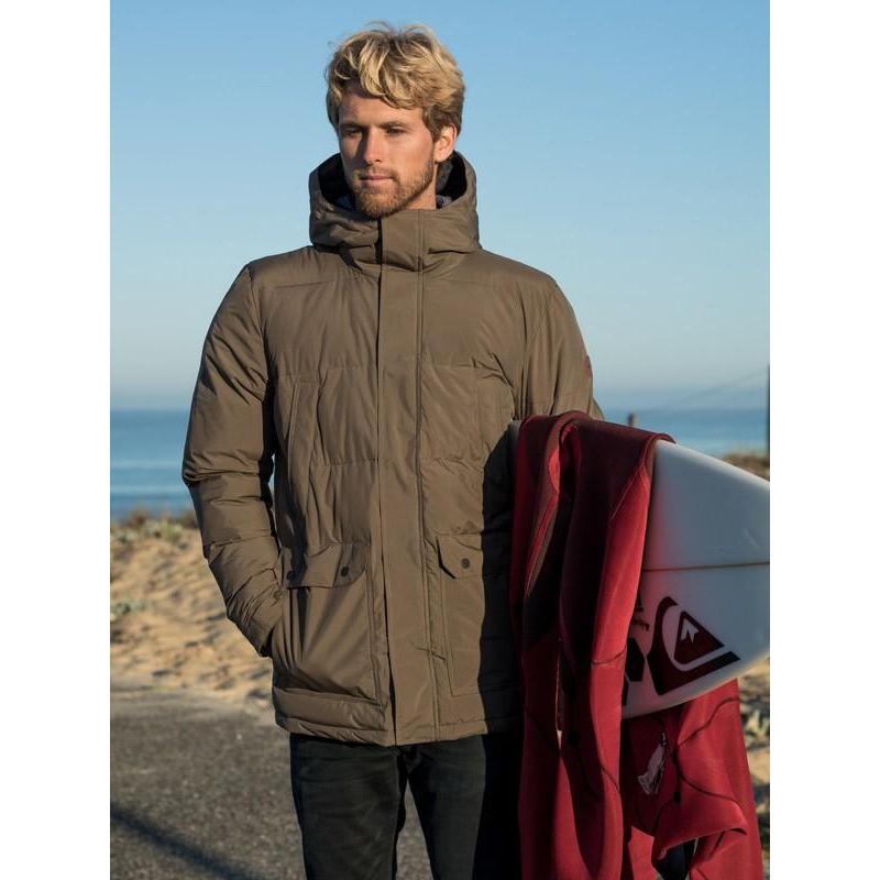 Quiksilver Herren Jacke wasserdicht Barrington - crocodile