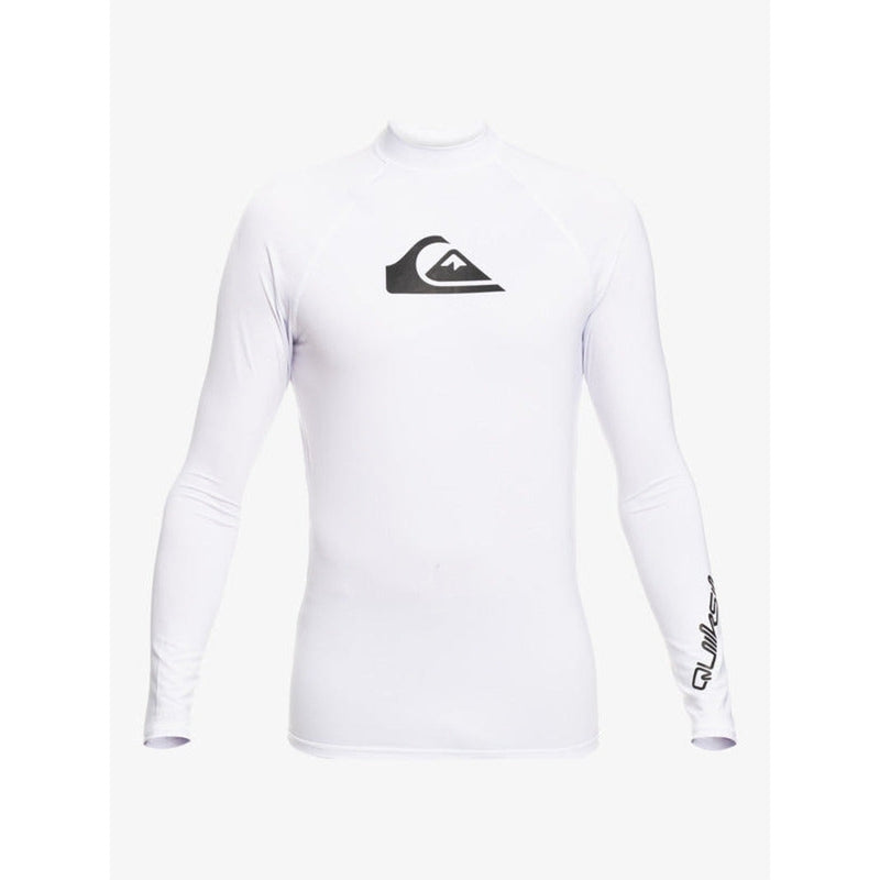 Quiksilver Herren Lycra langarm All Time - white