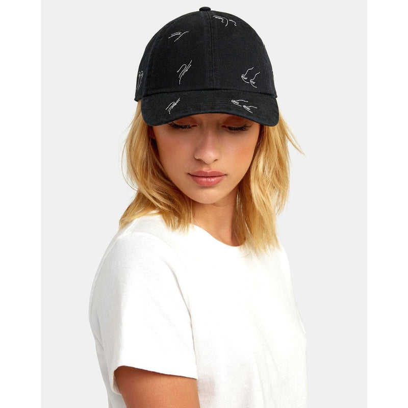 RVCA Staple Dad Hat - black