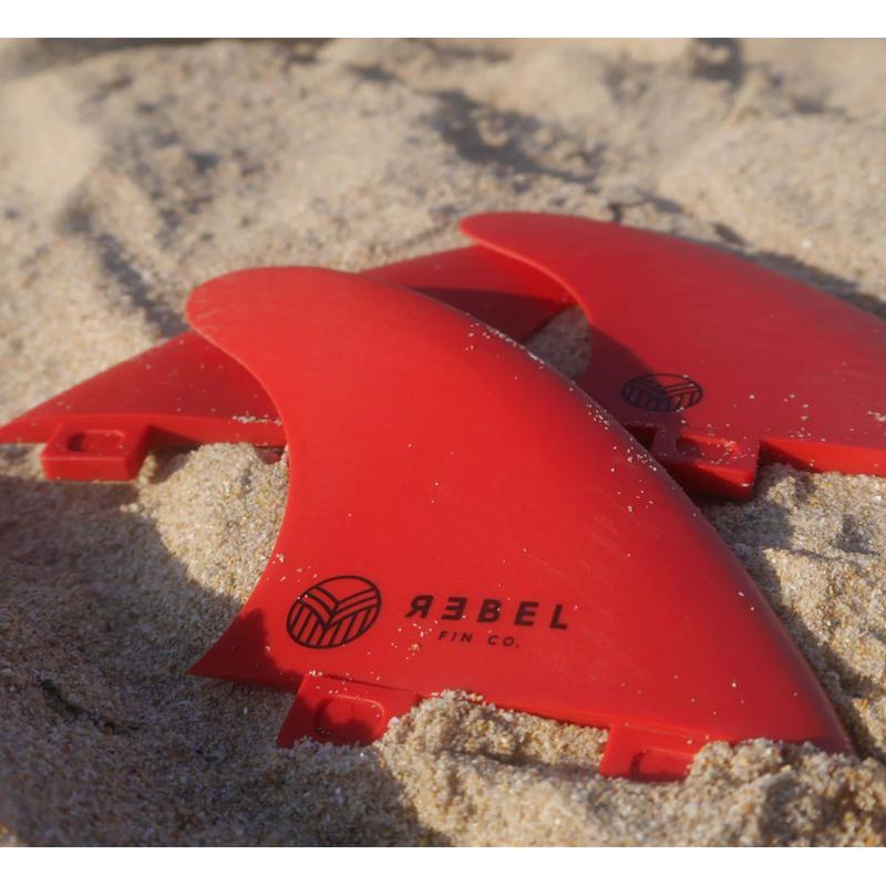 Rebel Rapid Fin 2er Set FCSI, M - recycled Polyamid/Glasfasern, red