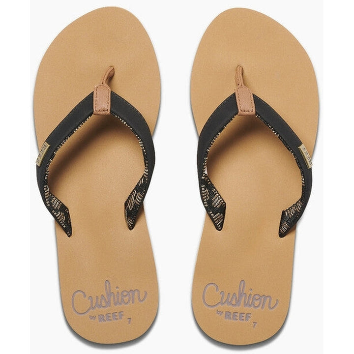 Reef Damen Flip Flop Cushion Sands - black / tan