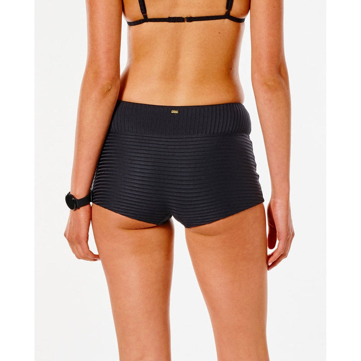Rip Curl Damen Bikini Bottom Premium Surf Full Coverage - black