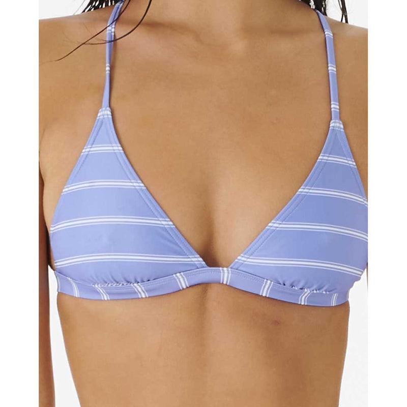 Rip Curl Damen Bikini Top Crossback Classic Surf - blue / white