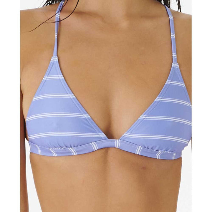 Rip Curl Damen Bikini Top Crossback Classic Surf - blue / white