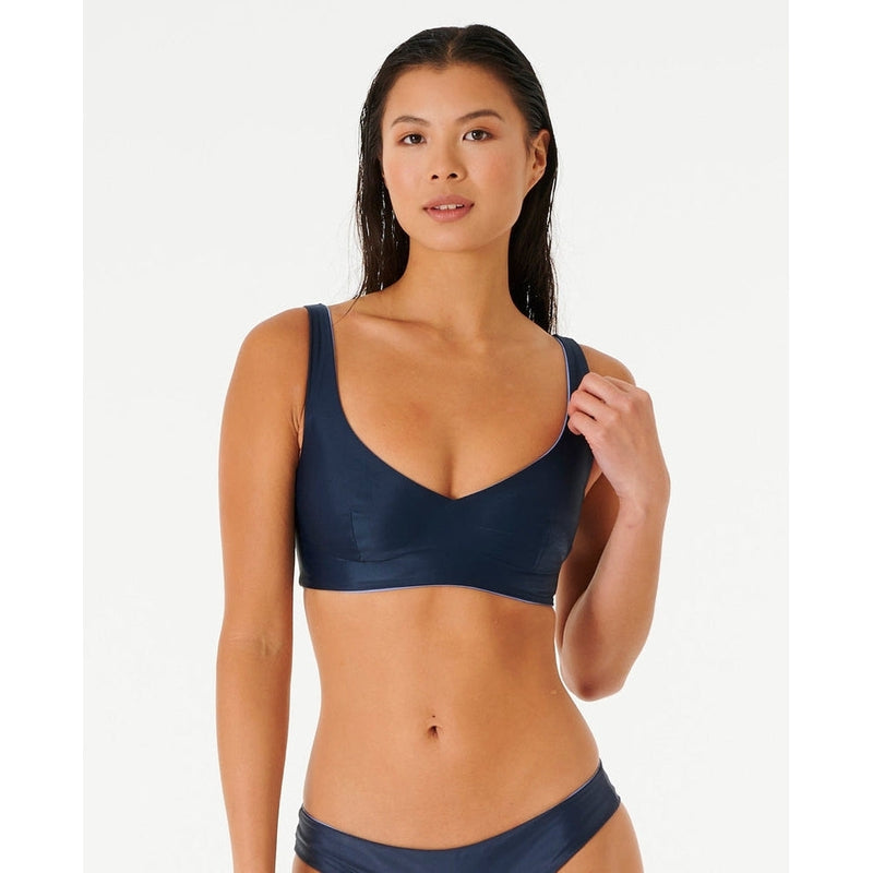 Rip Curl Damen Bikini Top Mirage Revo 2 in 1 - navy / black