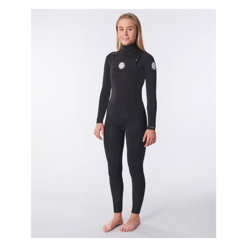 Rip Curl Damen Neoprenanzug Dawn Patrol 4/3mm Chestzip - Black