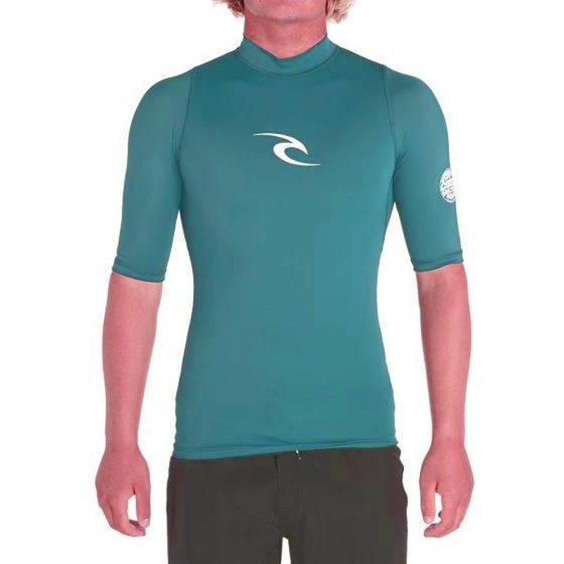 Rip Curl Herren Lycra Corpo UV Shirt, kurzarm - teal