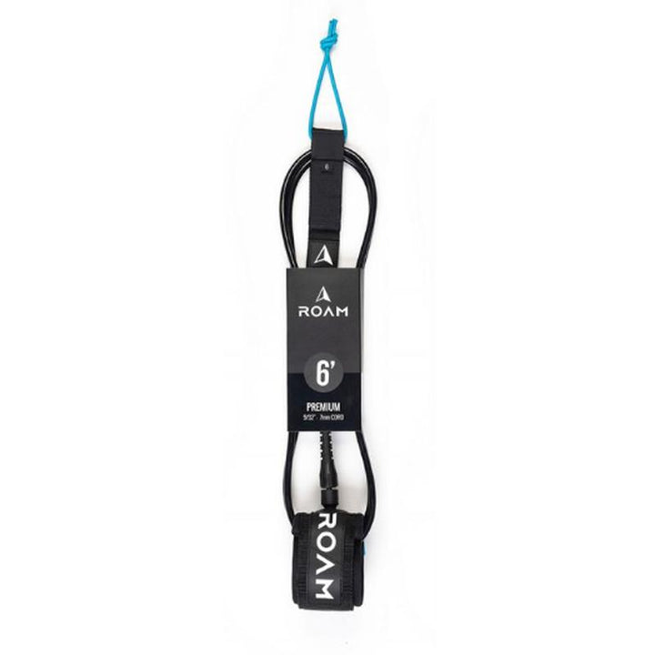 Roam 6'0 Premium Leash - black