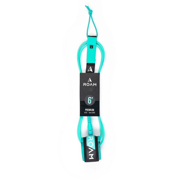 Roam 6'0 Premium Leash - mintgreen