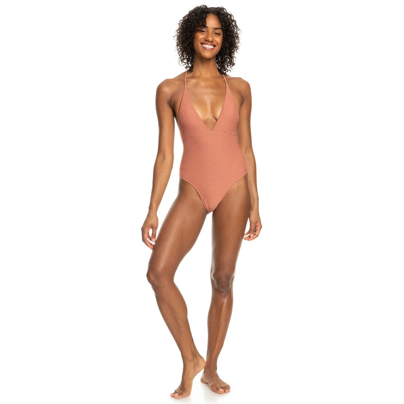 Roxy Damen Badeanzug Coconut Crew - cedar wood